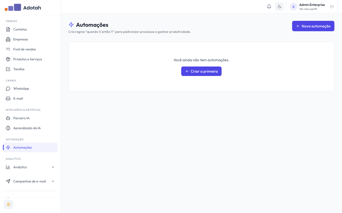 lista automacoes